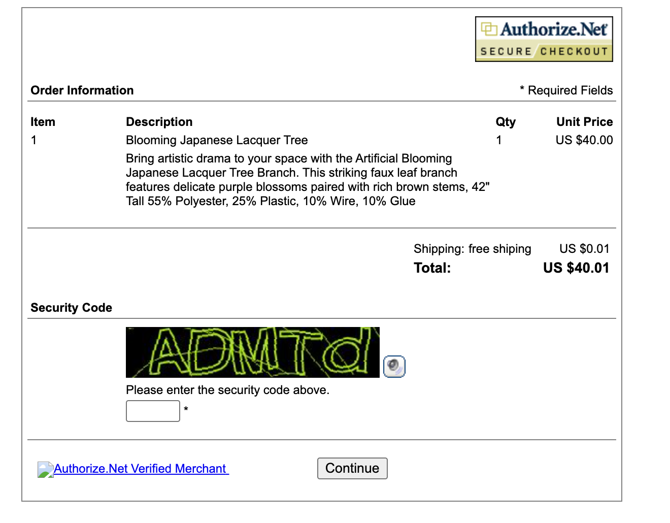 Étape 1 - Sélection du produit